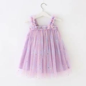 Girls Beautiful Tulle Dress( moon and star)